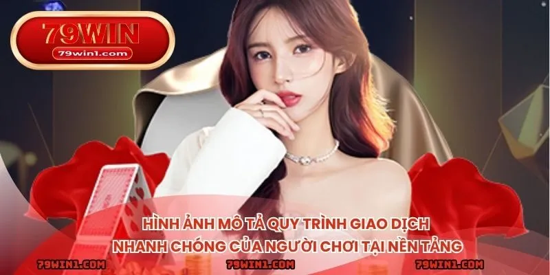 Hình ảnh mô tả quy trình giao dịch nhanh chóng của người chơi tại nền tảng.